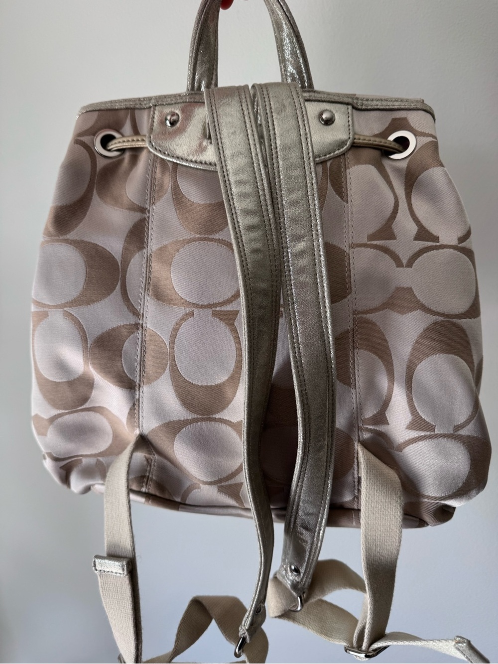 Coach Poppy Signature Backpack - Picture 5 of 9
